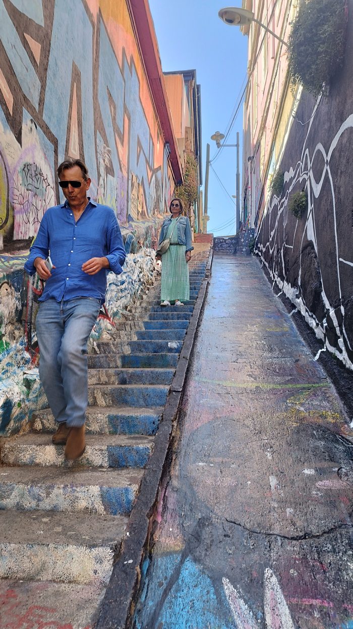 Valparaiso painted stairs